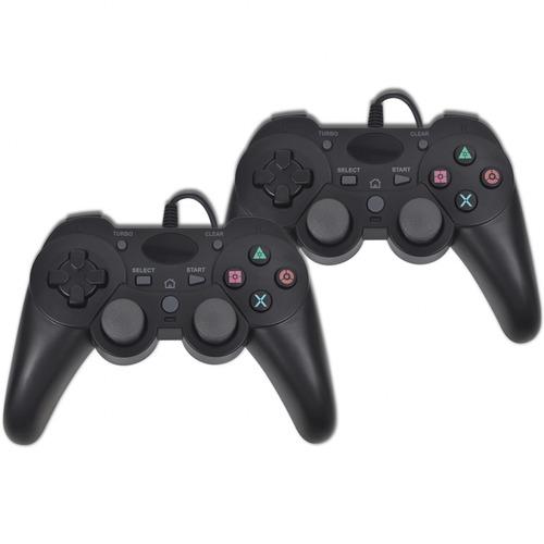 VidaXL 2 Manettes filiaires pour PS3