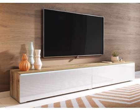 meuble tele 180 cm blanc