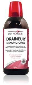 Sante Verte Draineur Nature 5 Emonctoires 500ml Sante Verte Draineur Nature 5 Emonctoires 500ml